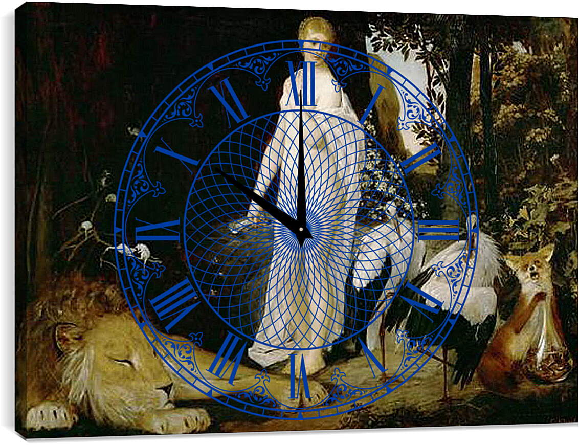 Часы картина - Сказка. Густав Климт
