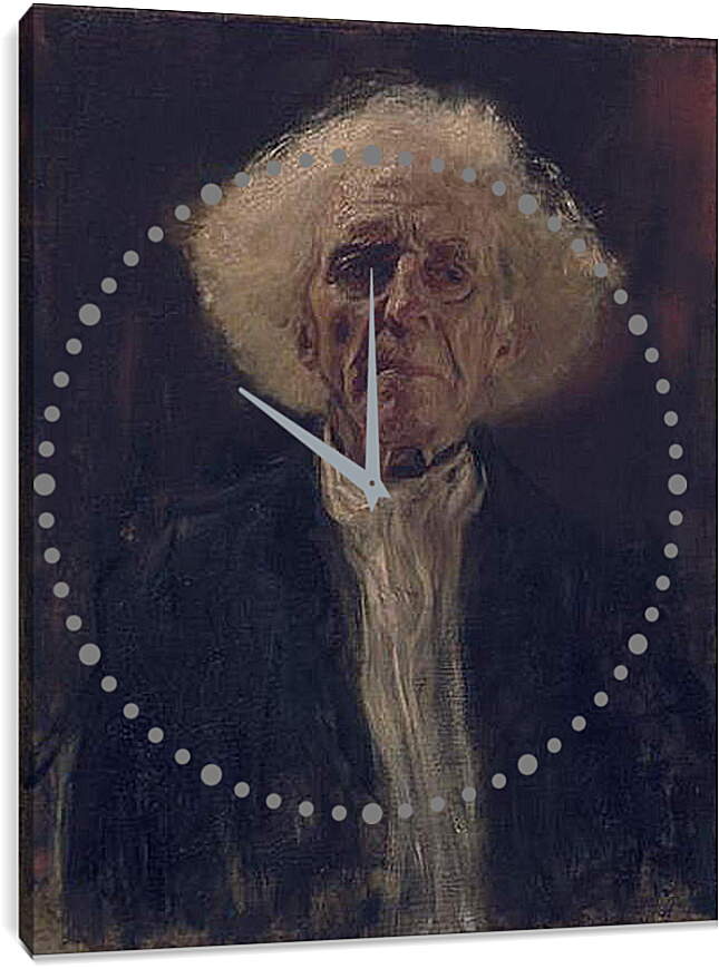 Часы картина - Завтрак слепого человека. Густав Климт