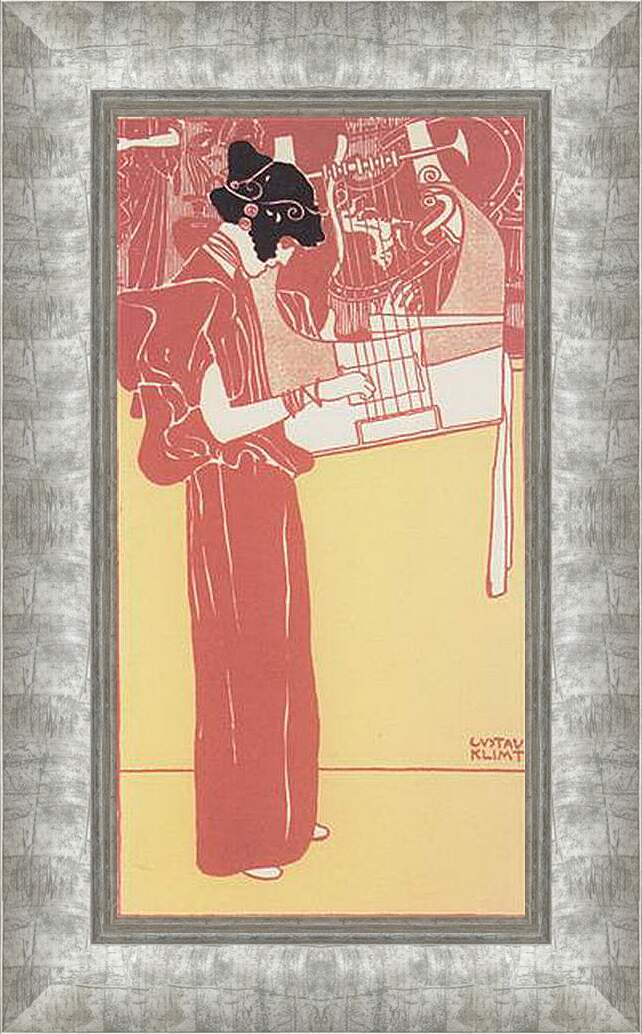 Картина в раме - Musik. Густав Климт