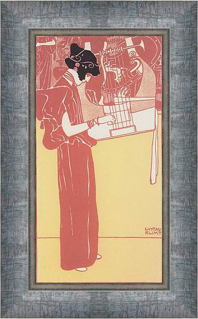Картина в раме - Musik. Густав Климт