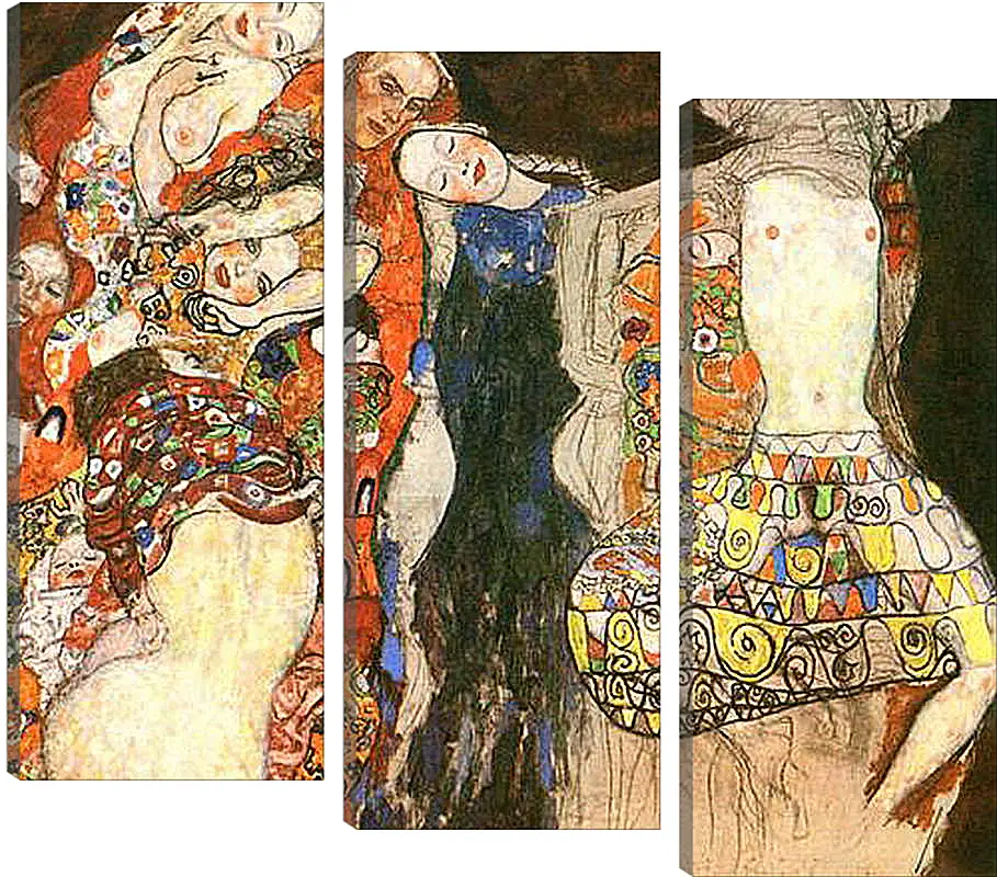 Модульная картина - Bride - Невеста. Густав Климт
