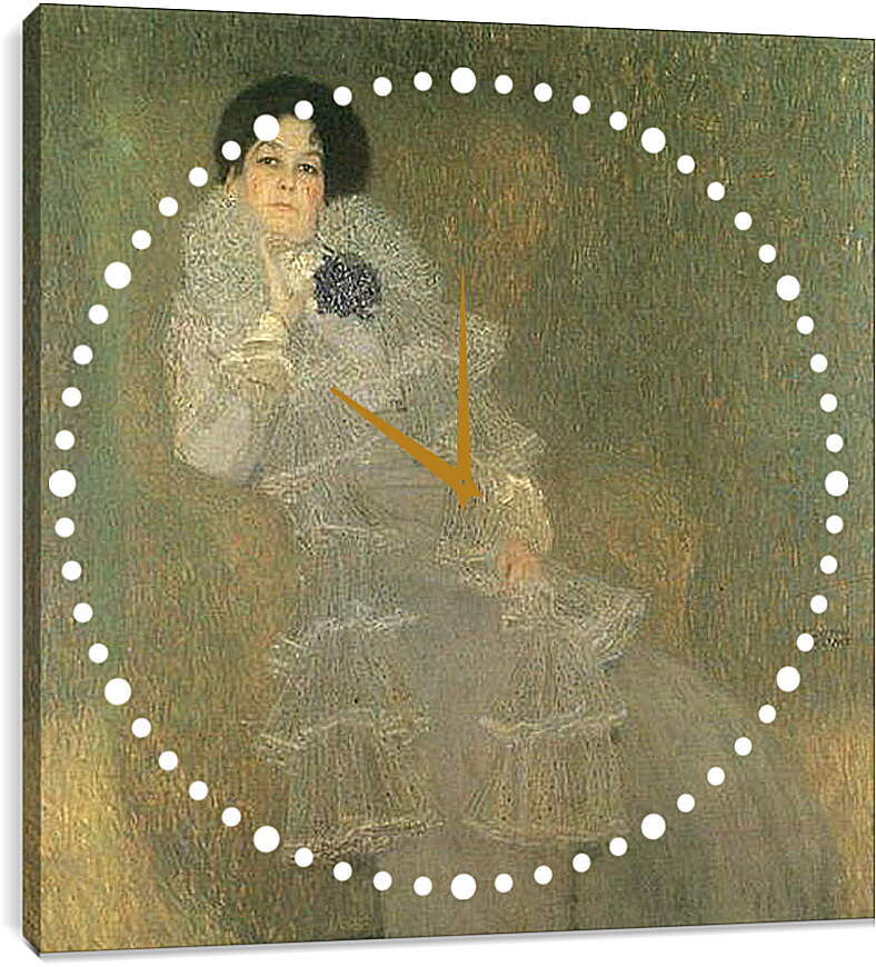 Часы картина - Portrait of Marie Henneberg. Густав Климт