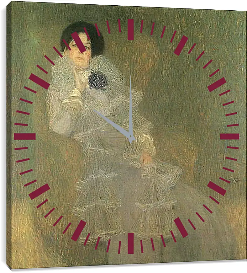 Часы картина - Portrait of Marie Henneberg. Густав Климт