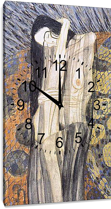 Часы картина - Бетховенский фриз. Густав Климт