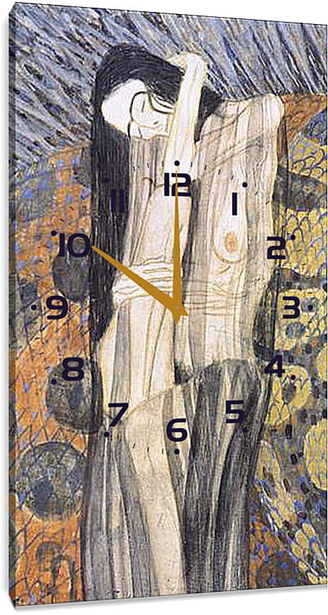 Часы картина - Бетховенский фриз. Густав Климт