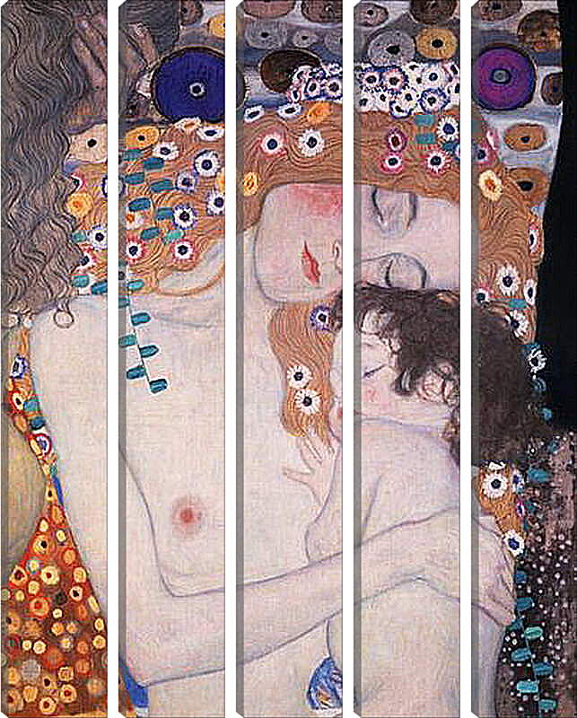 Модульная картина - Мать и дитя (Фрагмент Три возраста женщины ). Густав Климт
