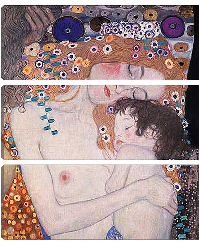 Модульная картина - Мать и дитя (Фрагмент Три возраста женщины ). Густав Климт