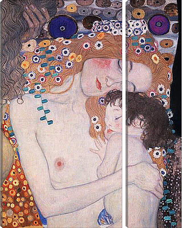 Модульная картина - Мать и дитя (Фрагмент Три возраста женщины ). Густав Климт