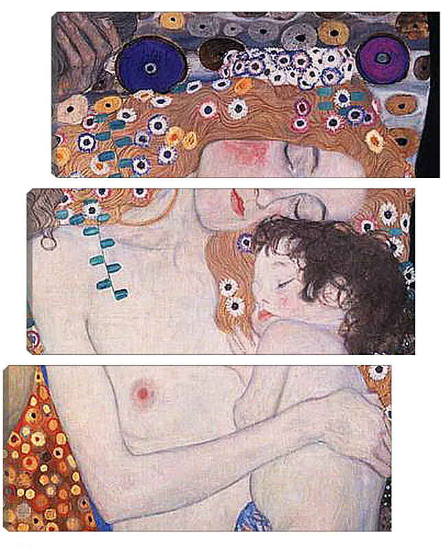 Модульная картина - Мать и дитя (Фрагмент Три возраста женщины ). Густав Климт