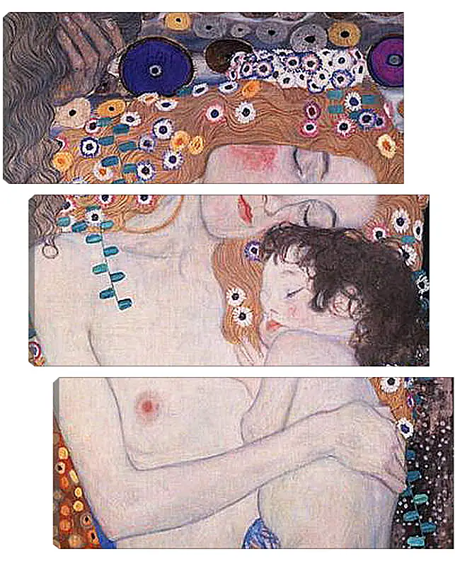 Модульная картина - Мать и дитя (Фрагмент Три возраста женщины ). Густав Климт