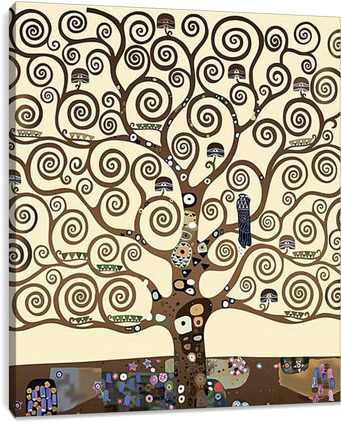 Постер и плакат - The tree of life - Древо жизни. Густав Климт
