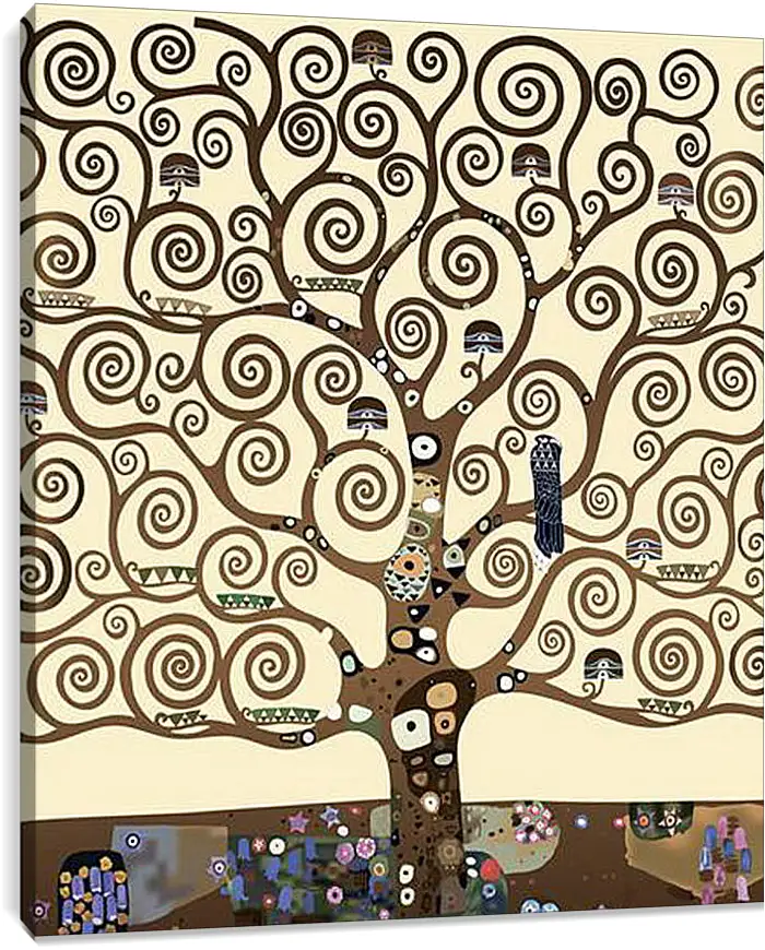 Постер и плакат - The tree of life - Древо жизни. Густав Климт