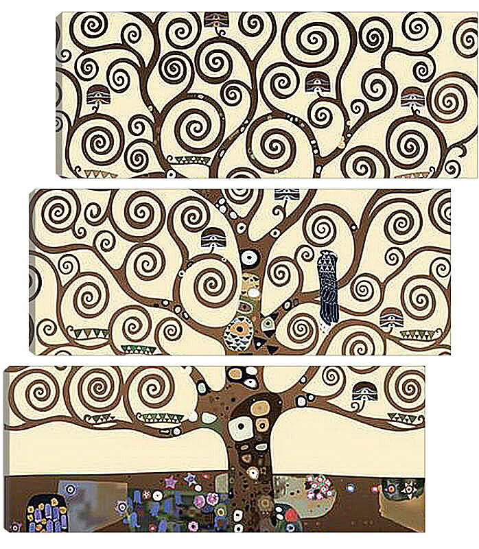 Модульная картина - The tree of life - Древо жизни. Густав Климт