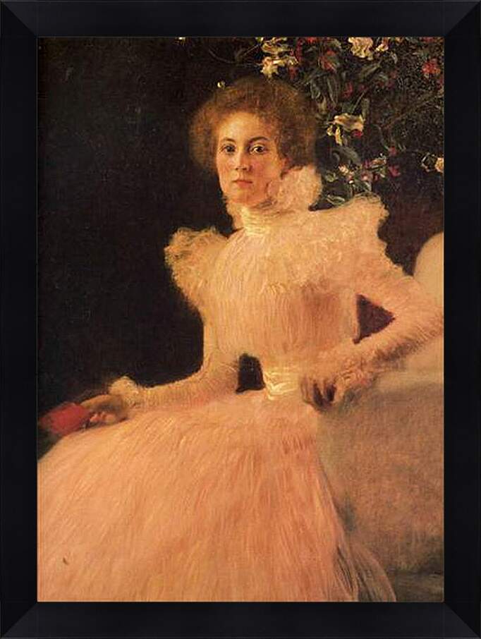 Картина в раме - Портрет Софии Книпс. Густав Климт
