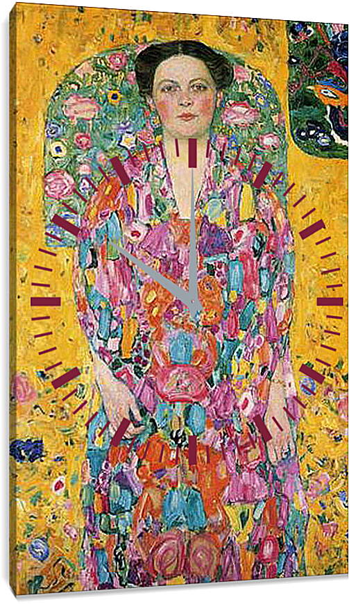 Часы картина - Портрет Евгении Примавези. Густав Климт
