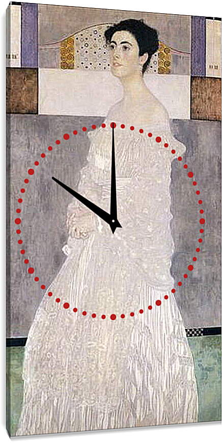 Часы картина - Портрет Маргарет Стонборо - Витгенштейн. Густав Климт
