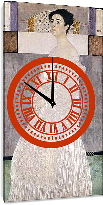 Часы картина - Портрет Маргарет Стонборо - Витгенштейн. Густав Климт