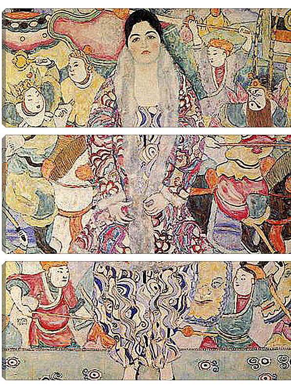Модульная картина - Портрет Фредерики-Марии Биер. Густав Климт
