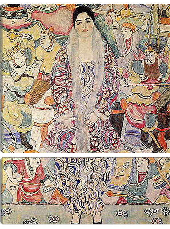 Модульная картина - Портрет Фредерики-Марии Биер. Густав Климт
