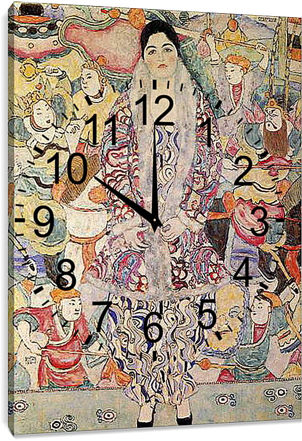 Часы картина - Портрет Фредерики-Марии Биер. Густав Климт
