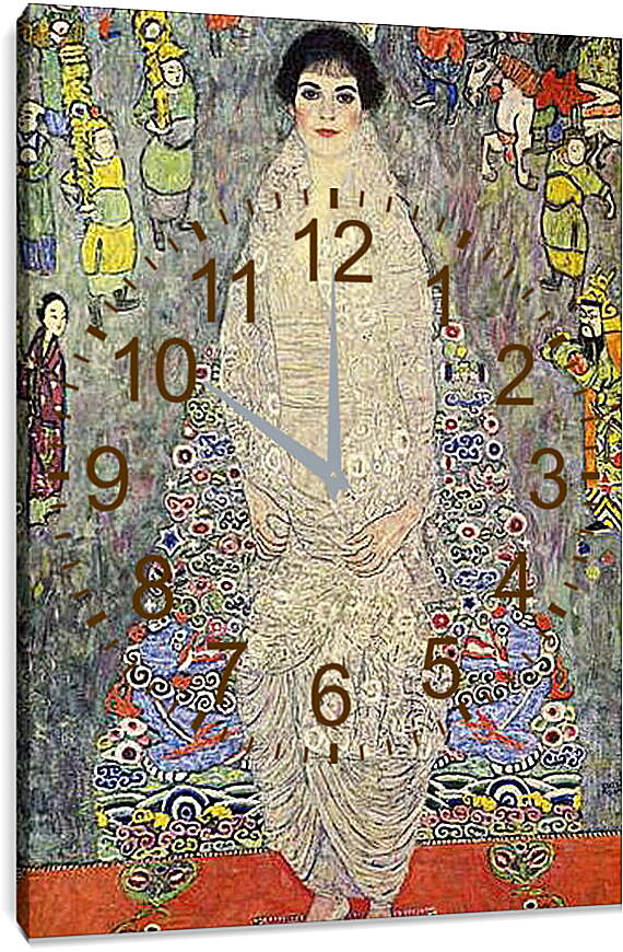 Часы картина - Портрет баронессы Элизабет Бахоффен - Эхт.. Густав Климт
