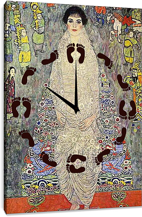 Часы картина - Портрет баронессы Элизабет Бахоффен - Эхт.. Густав Климт
