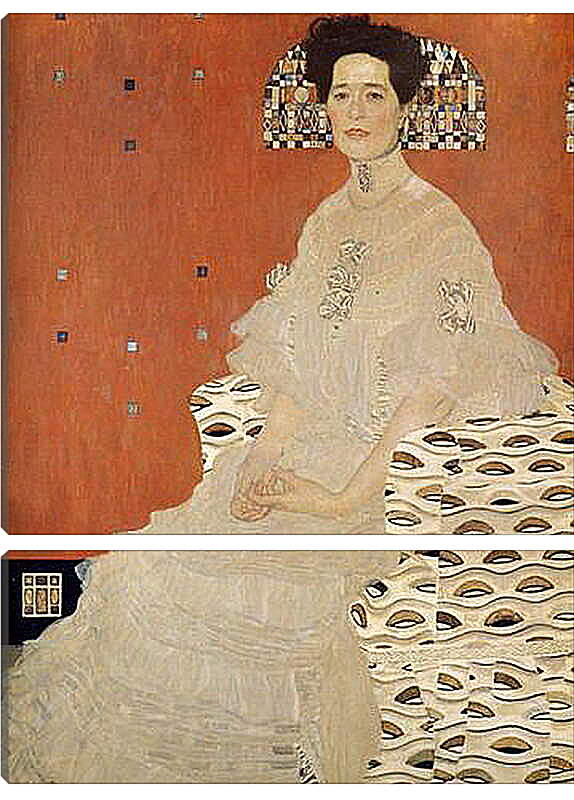 Модульная картина - Портрет Фризы Ридлер. Густав Климт
