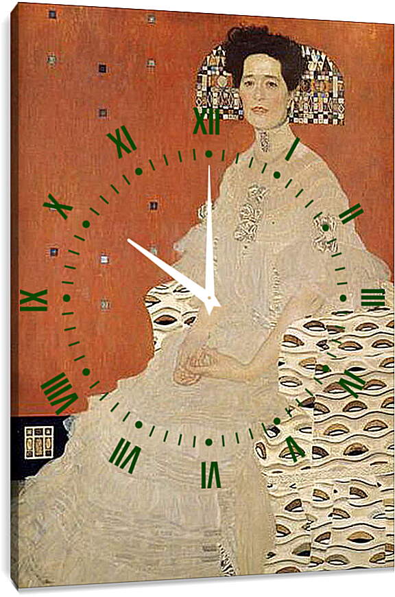 Часы картина - Портрет Фризы Ридлер. Густав Климт

