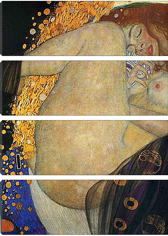 Модульная картина - Даная. Густав Климт
