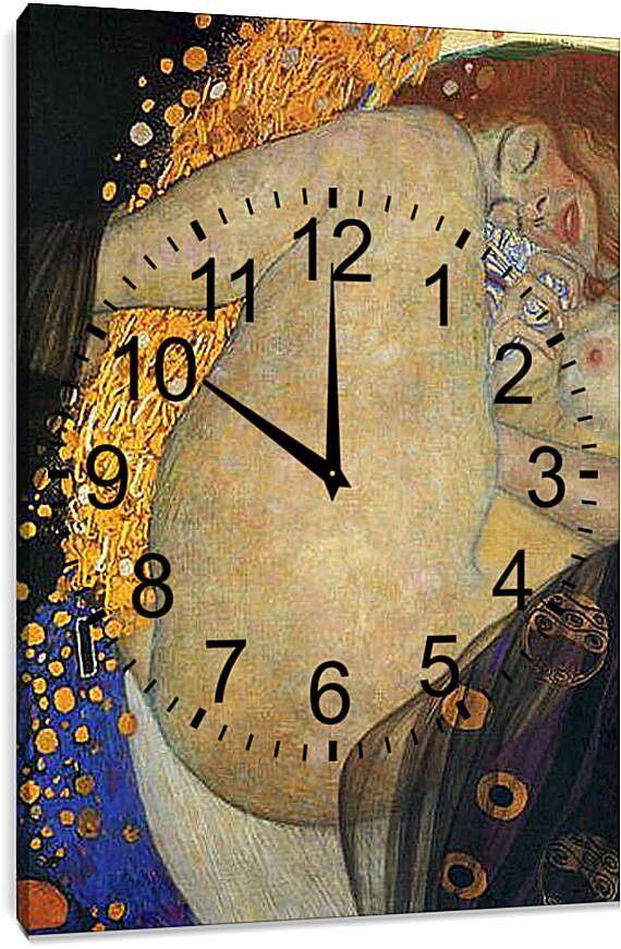 Часы картина - Даная. Густав Климт
