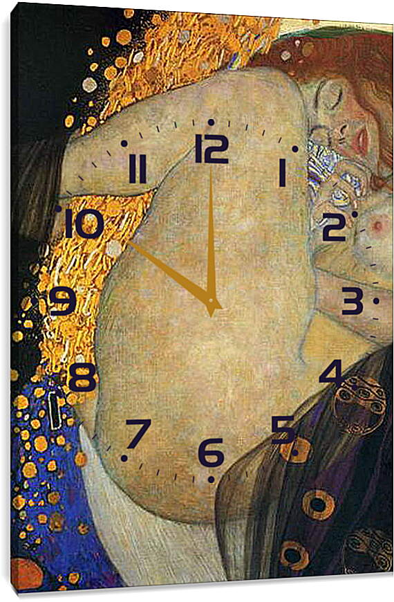 Часы картина - Даная. Густав Климт
