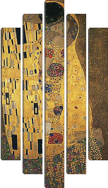 Модульная картина - Поцелуй. Густав Климт
