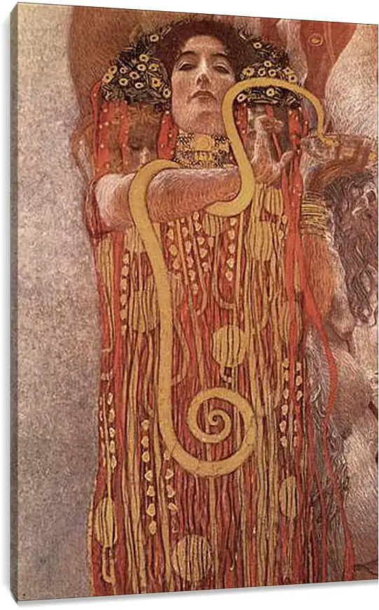 Постер и плакат - Medicine - Hygieia (Detail). Густав Климт