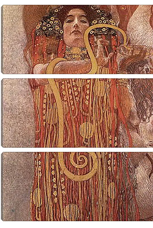 Модульная картина - Medicine - Hygieia (Detail). Густав Климт