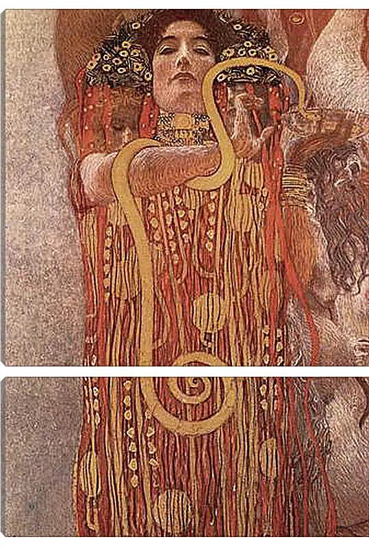 Модульная картина - Medicine - Hygieia (Detail). Густав Климт