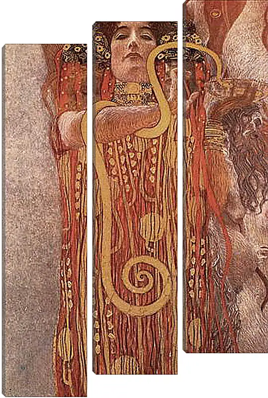 Модульная картина - Medicine - Hygieia (Detail). Густав Климт