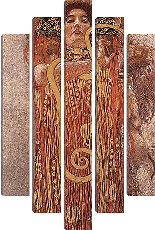 Модульная картина - Medicine - Hygieia (Detail). Густав Климт