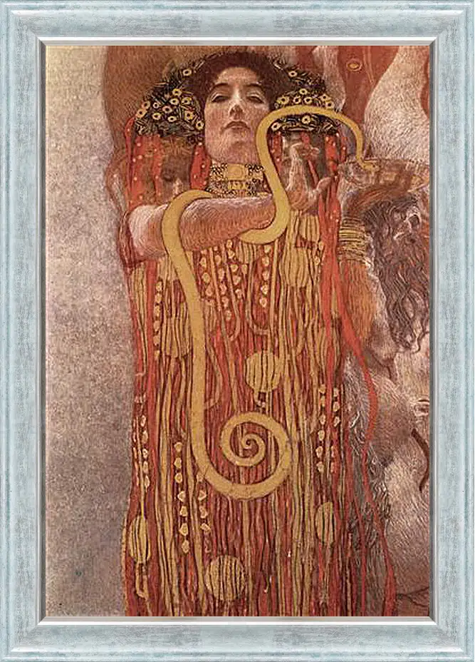 Картина в раме - Medicine - Hygieia (Detail). Густав Климт