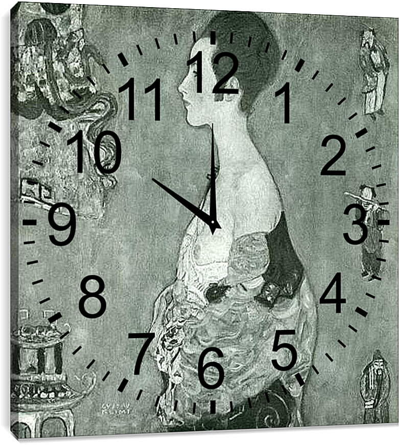 Часы картина - Wally. Густав Климт
