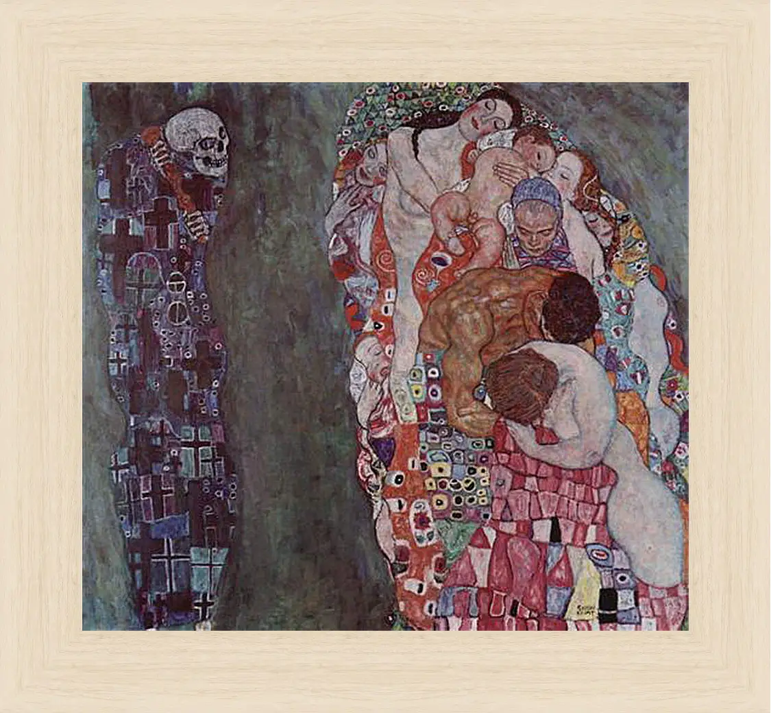 Картина в раме - Tod und Leben. Густав Климт