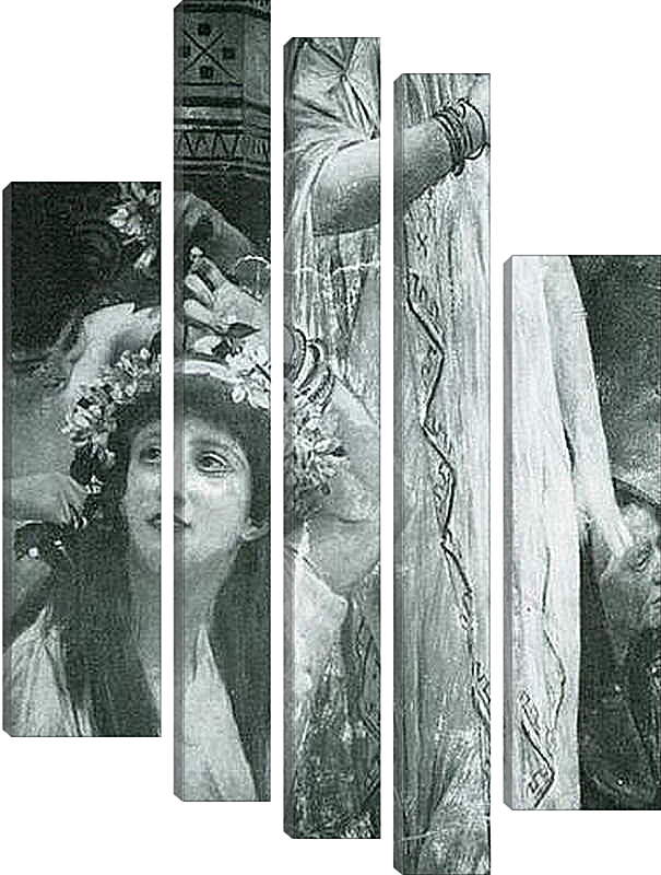 Модульная картина - Thespiskarren (Ausschnitt). Густав Климт
