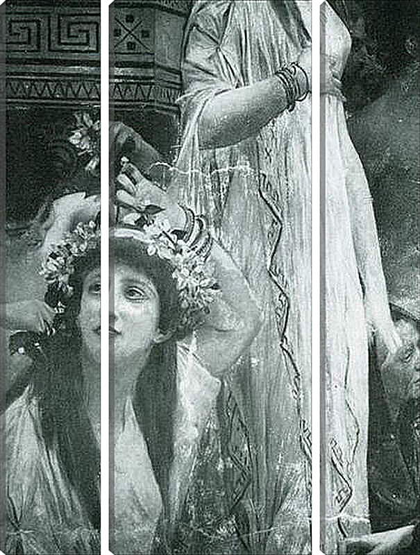 Модульная картина - Thespiskarren (Ausschnitt). Густав Климт
