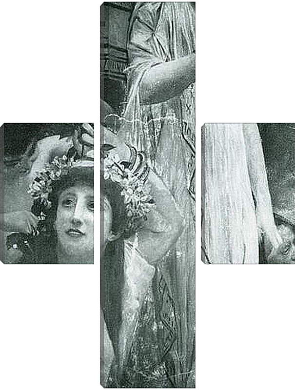 Модульная картина - Thespiskarren (Ausschnitt). Густав Климт