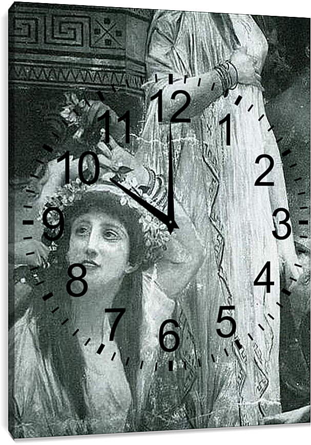 Часы картина - Thespiskarren (Ausschnitt). Густав Климт
