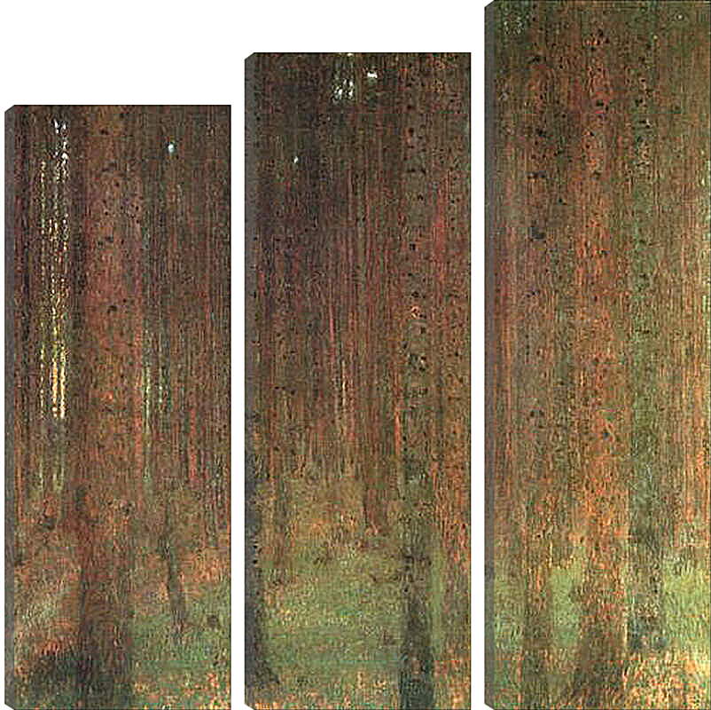 Модульная картина - Сосновый лес II. Tannewald II. Густав Климт