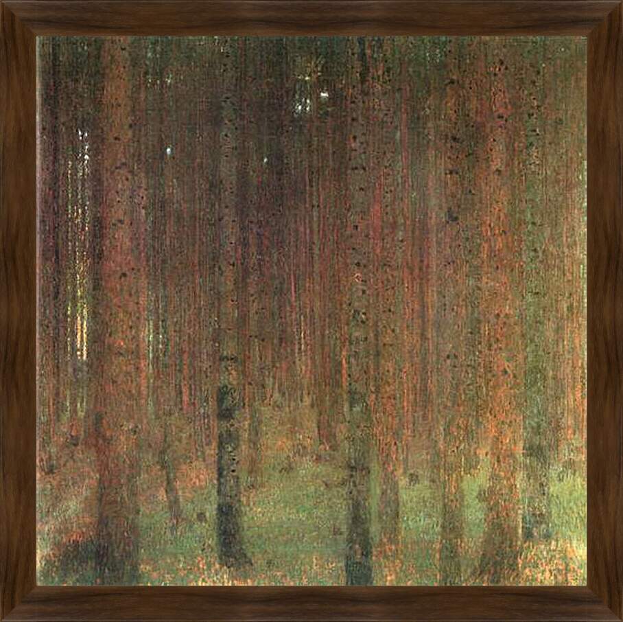 Картина в раме - Сосновый лес II. Tannewald II. Густав Климт