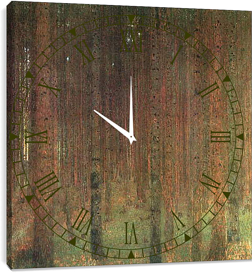 Часы картина - Tannewald II. Густав Климт
