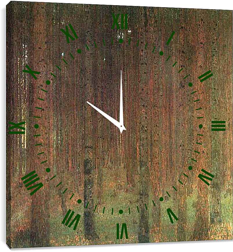 Часы картина - Tannewald II. Густав Климт
