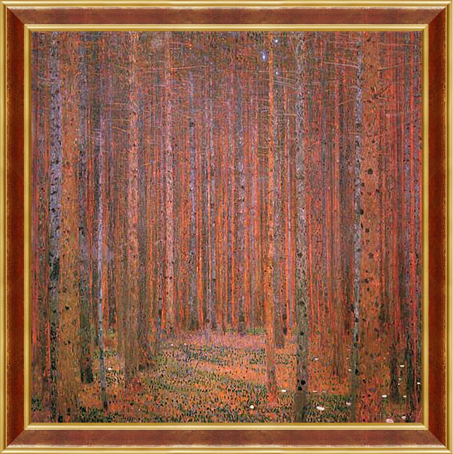 Картина в раме - Сосновый лес. Tannenwald I. Густав Климт