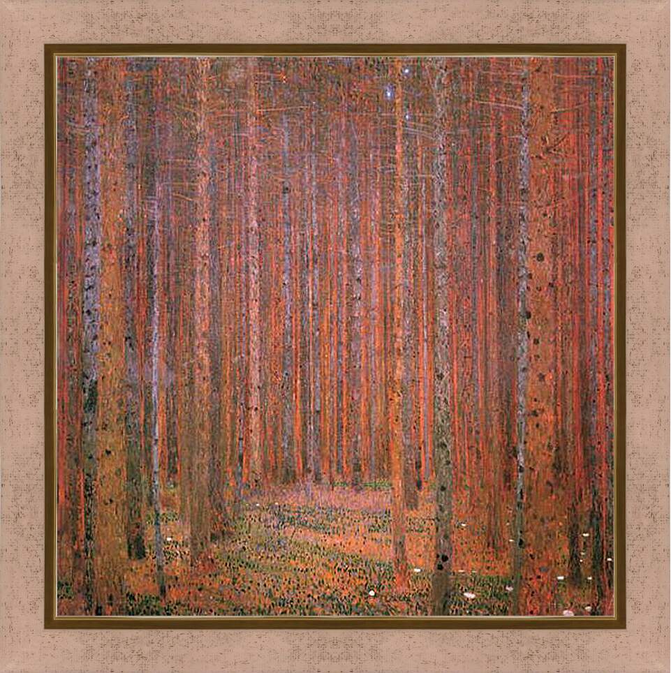 Картина в раме - Tannenwald I. Густав Климт
